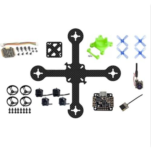 16mm x 16mm FPV DIY 110mm pure carbon BNF frame kit quadcopter unassembled brushless micro indoor drone FC mounting holes