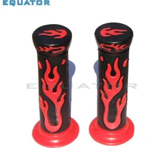 Motorcycle 7/8'' Retro Rubber Handlebar Hand Grip For Motocross Jet Ski PWC Off Road ATV ATC Moped Cafe Racer Custom