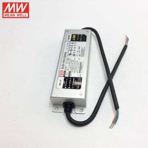 MEAN WELL ELG-100-C1400A 3Y 100W 1400mA 35~72V Constant Current led driver waterproof IP65 Current Adjustable LED Power Supply
