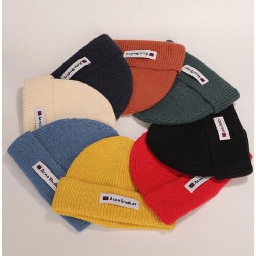 Fashion Brand Designer Knitted Winter Autumn Beanie Women Men Warm Luxury Party Gift Casual Outdoor Hat Solid Cool Caps Female