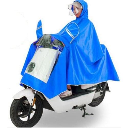 Motorcycle electric car plus Big plus thick raincoat/men and women Double layer hat / Safety/ Comfortable/poncho /tb161149