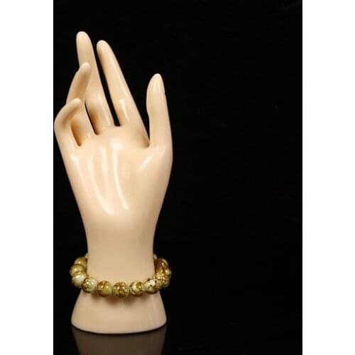 New 1 Pc Female Mannequin Hand Arm Display Base Men Gloves Jewelry Model Stand Skin Color