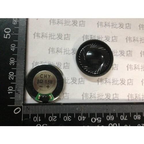 New Ultra-thin sound speaker 8 ohms 1.5 watt 8R 1.5W Round speaker Diameter 28MM 2.8CM thick 5mm Loudspeaker Good sound quality