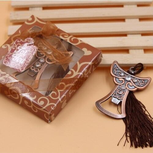 20pcs/lot Personal Angel Beer Bottle Opener Wedding Party Decor Favors Gifts Souvenirs Copper Bottle Opener