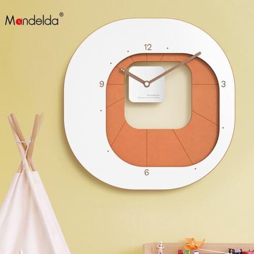 Simple Wall Clock Modern Design Nordic Creative Home Fashion Decoration Clocks Art Unique Living Room Wall Ornament Wall Decor