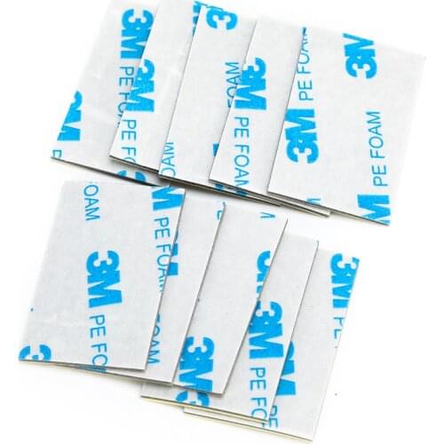 10pcs 3M 467MP 40*25*1.2mm Super Strong Double Sided Tape dual adhesive tape For RC Model drone Flightcontrol