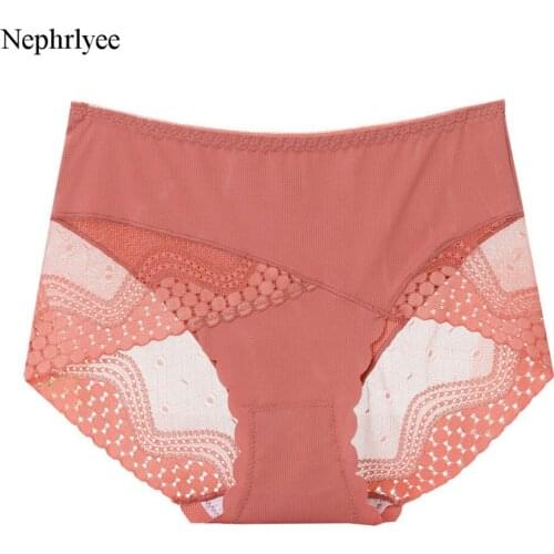 2021 New Lace Panties Women Mid Waist Softl Panties Female Sexy Underwear Butt Lift Lingerie Seamless Briefs Underpants P356