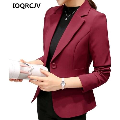 2019 Work Fashion Suit for Women Blazer Jacket Office Lady Suit Casual Solid Elegant Coat Business Jacket Female Outerwear R149