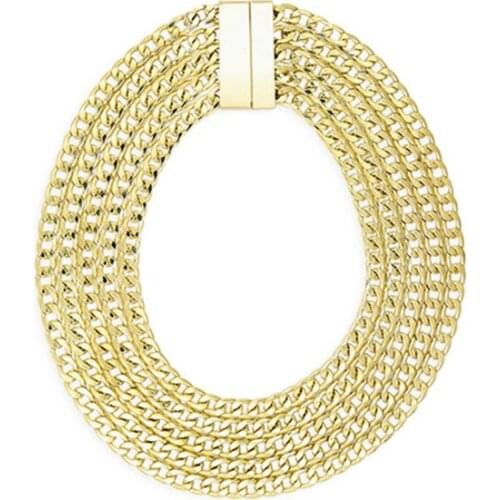 Tribal Necklace Punk Statement Necklace Afro Wide Choker Necklaces Ethnic African Jewelry for Women Halloween Costume