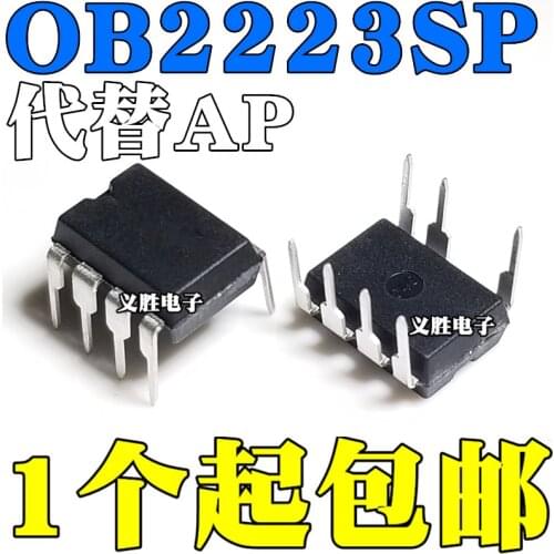 10 pçs/lote OB2223SP DIP8 OB2223AP IC
