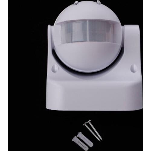 110-240V 180° Outdoor IP44 Security PIR Infrared Motion Sensor Detector Movement Switch