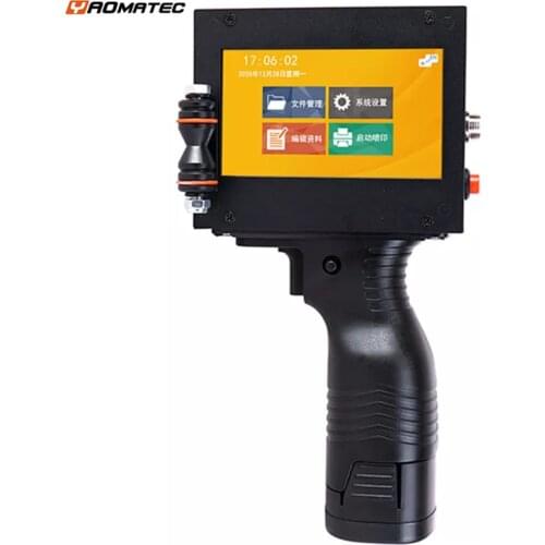 20 Languages 12.7mm Handheld Inkjet Printer QR Bar Batch Code Date Number Logo Expiry Date Label Portable Jet Inkjet Printer