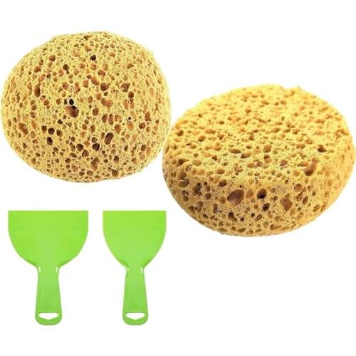 4PCS Knockdown Texture Sponge Drywall Texture Sponge Texture Patch Sponge for Texture Repair DIY Painting Ceiling