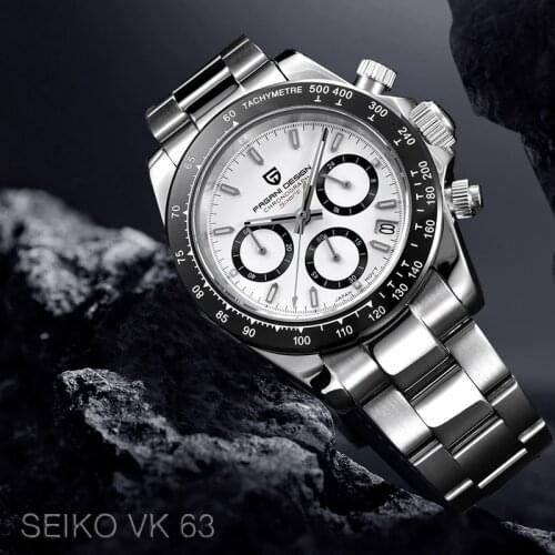 Pagani Design Quartz Men’s watches Top brand luxury watch men Chronograph watches for men sports VK 63 Clock Montre homme 2020