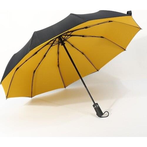 Business Ten-Bone Automatic Umbrella Windproof Double-layer Automatic Folding Umbrella Female Male Large Female Gift Umbrella