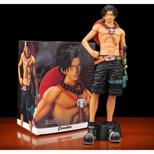 28CM Model Action Luffy Sanji Ace Figure Model Dolls One Piece Doll Toys For Children Collectible Birthday Gifts Decoration