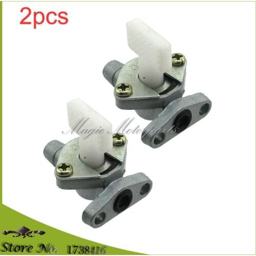 2pcs Carburetor Carb Fuel Switch Petcock For 47cc 49cc Mini Moto Dirt Pocket Bike