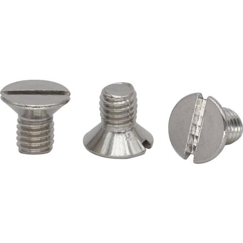 M8 M8*65/70/75/100mm M8x65/70/75/100mm 304 Stainless Steel Bolt Slotted Minus Flat Countersunk CSK Head Screw