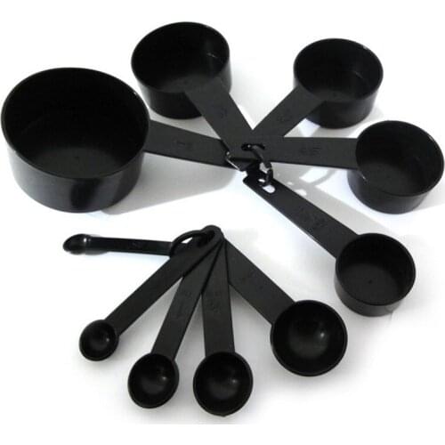 10pcs/set Kitchen Measuring Spoons Teaspoon Coffee Sugar Scoop Cake Baking Flour Measuring Cups Kitchen Cooking Tools Home Usage