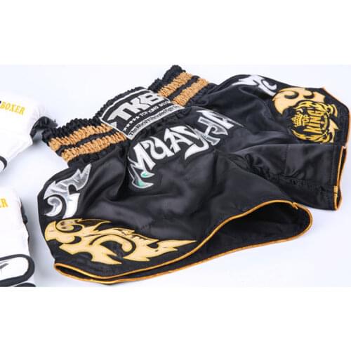 Muay Thai MMA Kickboxing Shorts Grappling Crossfit Boxeo Trunks Men Women Boys Girls Training Combat Sanda Sport Short Pants