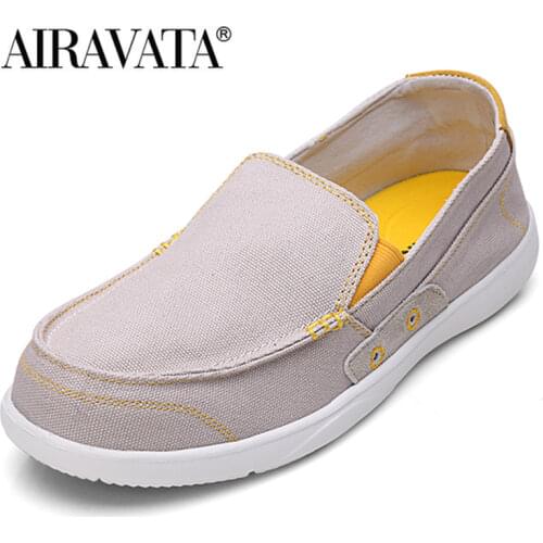 Mens Casual Shoes Breathable Outdoor Slip-on Walking Shoes Flat Loafers Lazy Footwear