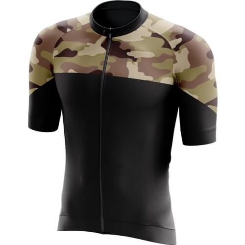 Paria Desert Camouflage MTB Riding Clothing 2021 Summer Cycling Jersey Short Sleeved Men Black RBX Road Bike Shirt High Quality
