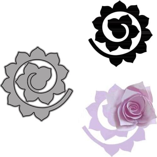 Cutting Dies Simple To Making Beautiful Flowers To Decoration For DIY Scrapbooking Embossing Album Paper Cards Dies 2021 New
