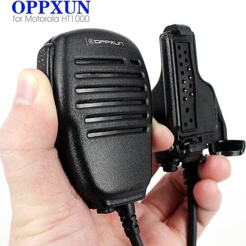 PTT Speaker Mic Microphone for Motorola HT1000 XTS1500 XTS2500 XTS3000 XTS3500 Walkie Talkie Two Way Radio IP54 Waterproof