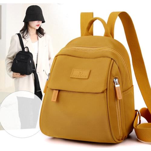 Women Backpacks Mochila Mujer Escolar Feminina Usb Charging School Bag For Teenager Girls Nylon Waterproof Small Backpack Female