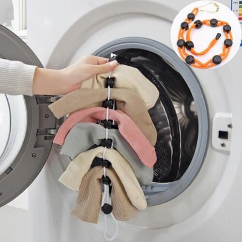 Foldable Socks Storage Line Socks Hanger Bra Underwear Clothesline Socks Cleaning Aid Socks Drying Tool
