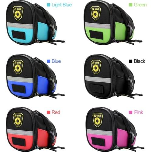 Portable Waterproof Bike Saddle Bag Cycling Seat Pouch Bicycle Tail Bags Rear Pouch Cycling Equipment Storage Phone Hot Sell