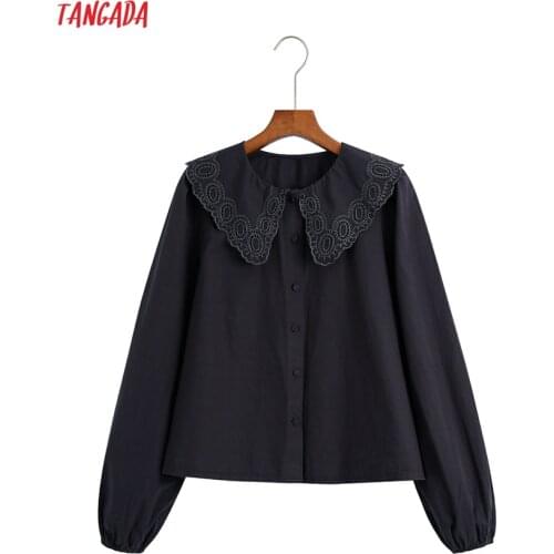 Tangada Women's Shirts With Embroidery