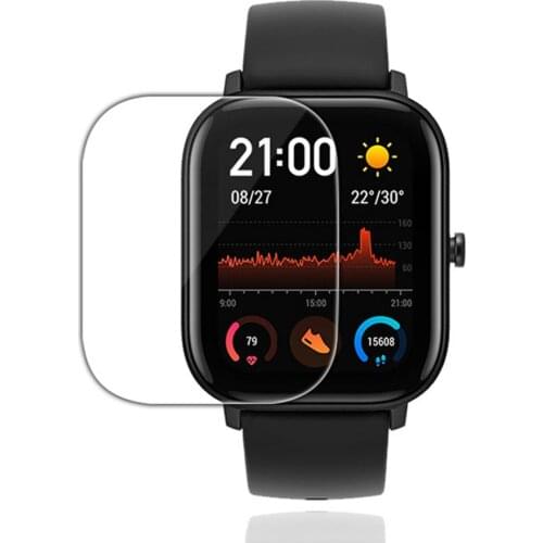 TPU Full Screen Soft Film Explosion-proof Smart Bracelet Protective Film Full Screen 2pcs For Huami Amazfit GTS 20MM Hydrogel