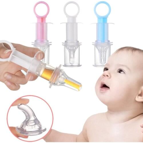 Baby Kids Smart Medicine Dispenser Needle Feeder Squeeze Medicine Dropper Dispenser Pacifier Feeding Utensils Baby Accessories