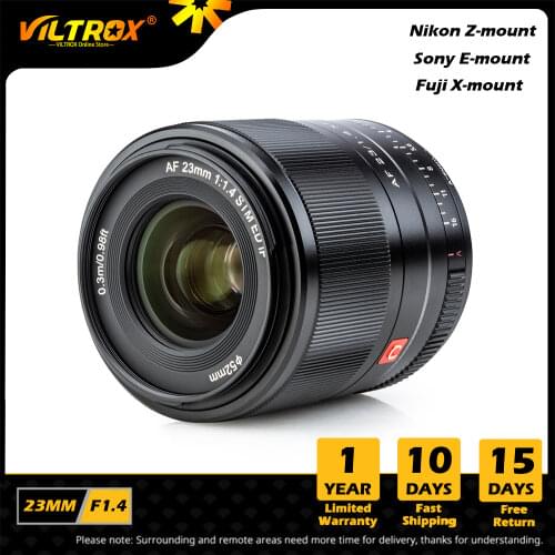VILTROX 23mm f1.4 XF Camera Lens Auto Focus Portrait Lens APS-C Lens for Fujifilm Fuji Lens X mount Sony E mount Camera Lens X20