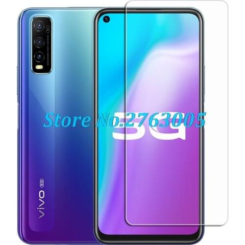 Tempered Glass For vivo Y51s Y70s 5G V2002A iQOO U1 6.53" Protective Film Screen Protector Phone cover