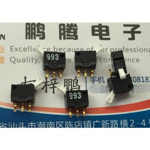 1PCS Japan Omron D3C-2210 micro rocker microswitch 3-pin travel detection press reset switch