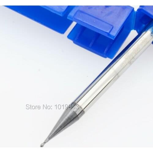 4pcs CGS-250 R0.4*4*50L HRC50 Solid Tungsten Carbide small Micro Diameter Ball nose End Mill