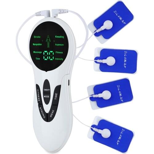 6 Modes TENS EMS Therapy Device Body Massage Digital Acupuncture Electric Pulse Machine Muscle Stimulator Pain Relief Massager