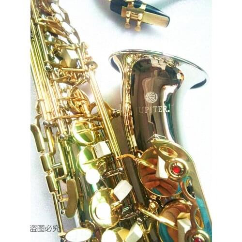 Jupiter JAS-1100SG Eb Saxophone Alto E-flat Nickel Plated Saxophone Professional Instruments With Case Gloves Reeds Mouthpiec