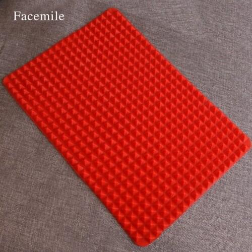 Non Stick Heat Resistant Raised Pyramid Shaped Silicone Baking Roasting Mats Baking Mats & Liners BBQ Baking Kitchen tools 52037