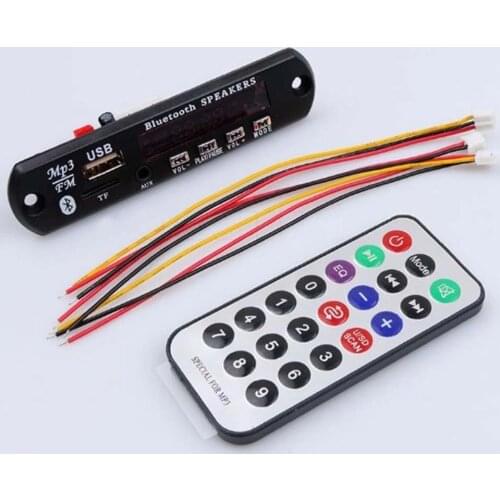 Wireless Bluetooth 12V MP3 WMA Decoder Board Audio Module USB TF Radio With Remote Control Car Accessories VDX99