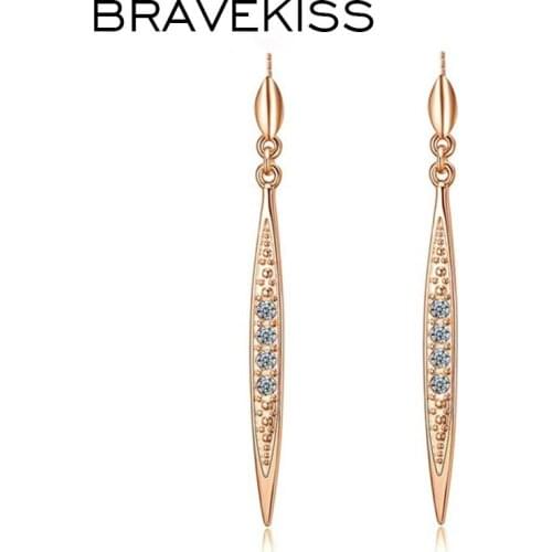 BRAVEKISS Women's Gold Earrings