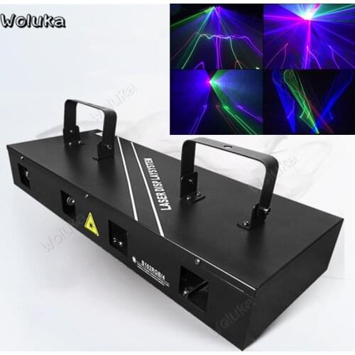 Disco Laser Light Red Green Blue Purple 4 Colors For Bar Night Club Lights Dancing Laser Stage Lighting Equipment CD50 W01