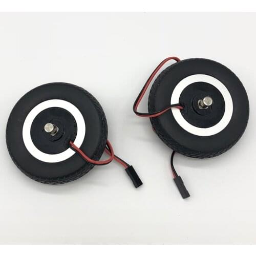 Electric brake wheel 55mm for HSD Hobby J10 J-10 105mm rc plane jet model