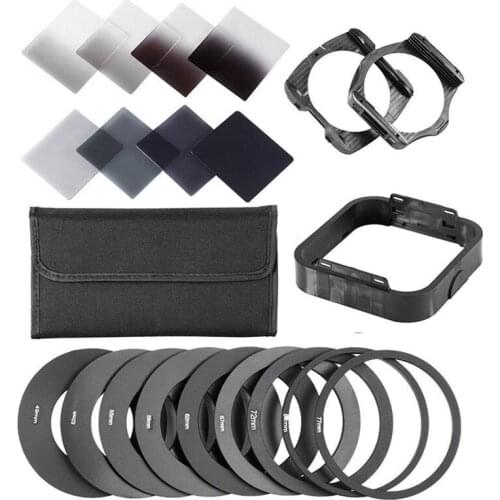 Zomei Camera Filtro Gradient Neutral Density Gradual ND Square Resin Filters Lens Adapter Rings Holder Cokin P Series For DSLR