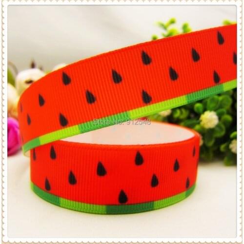 MD71429,22mm Watermelon Series Printed grosgrain ribbon,DIY handmade materials,headwear accessories,wedding gift wrap