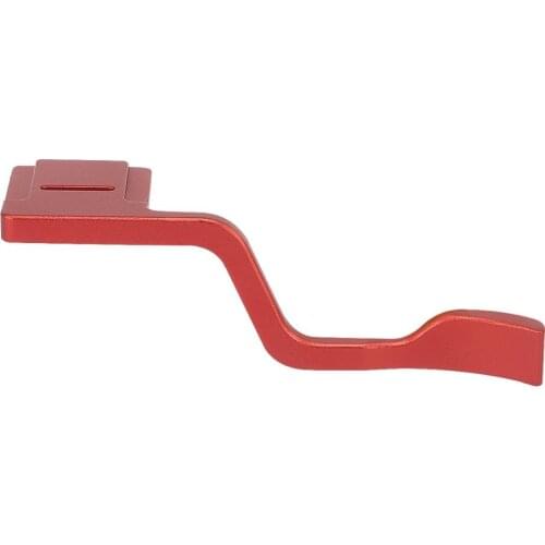 Haoge THB-XT4R Metal Hot Shoe Thumb Up Rest Hand Grip for Fujifilm Fuji X-T2 X-T3 X-T4 XT2 XT3 XT4 Camera Accessories Red