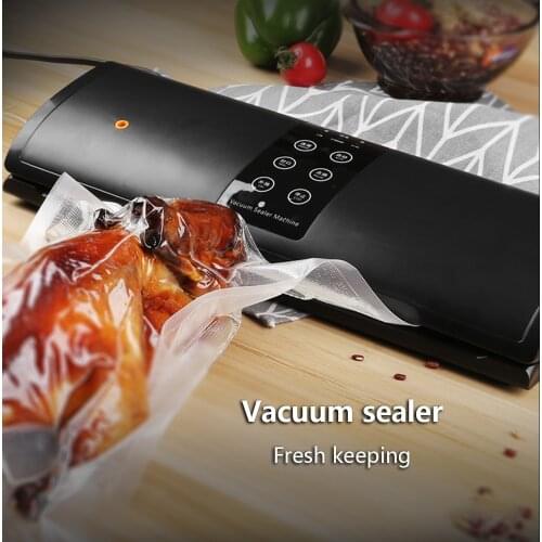 Multi-function Food Vacuum Packing Machine Household Automatic Vacuum Sealer included Plastic Packing Machine Bags under Vacuum
