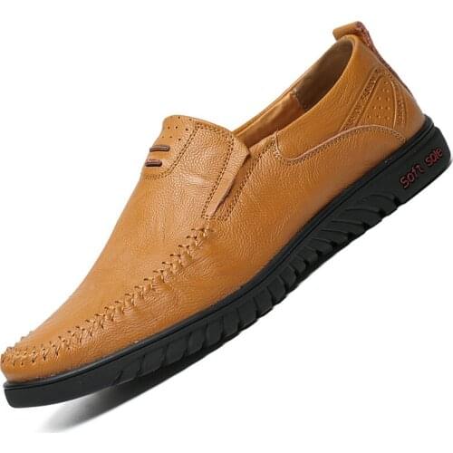 Patent Leather Men Shoes Luxury Brand 2020 Casual Slip on Formal Loafers Men Moccasins Italian Black Male Driving Shoes Mazefeng